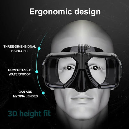 Underwater Diving Mask for Action Cameras - Mekamart Australia