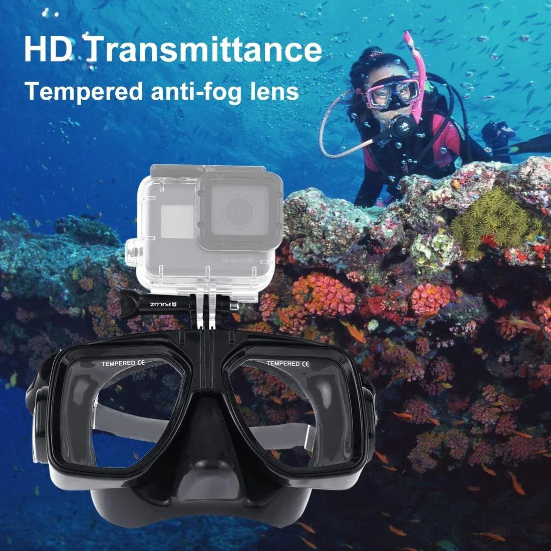 Underwater Diving Mask for Action Cameras - Mekamart Australia