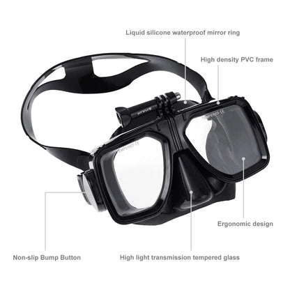 Underwater Diving Mask for Action Cameras - Mekamart Australia