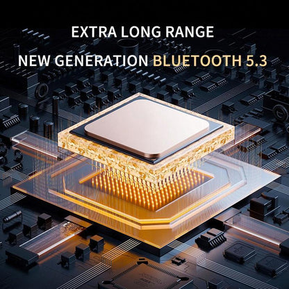 Wireless Stereo Earphones with Charging Case - Hanging Ear Design - White - Mekamart Australia