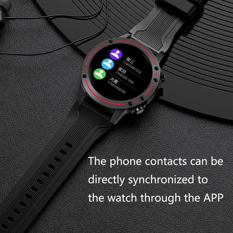 Waterproof Bluetooth Bracelet With Hr And Temperature Tracking - Red - Mekamart Australia