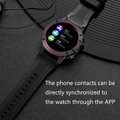 Waterproof Bluetooth Bracelet With Hr And Temperature Tracking - Red - Mekamart Australia
