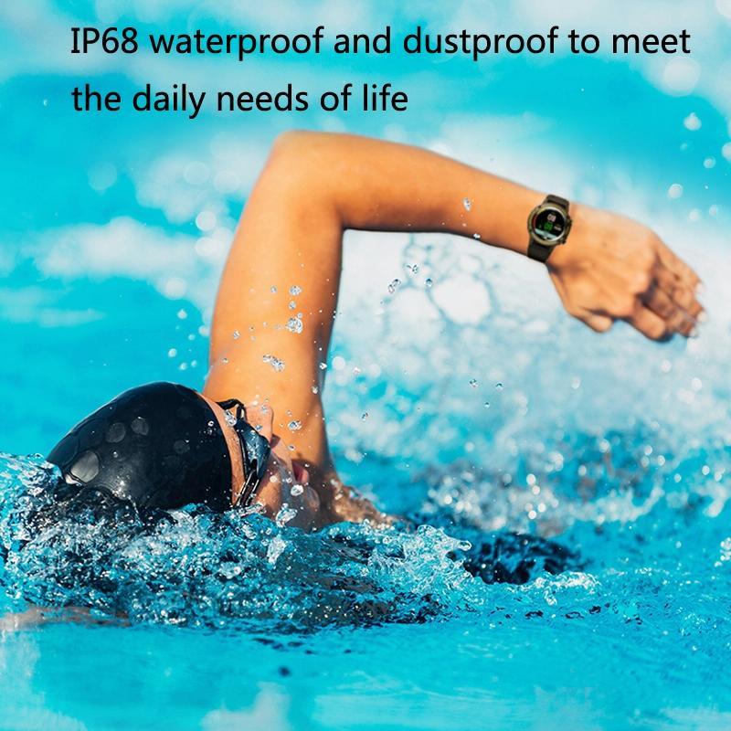 Waterproof Bluetooth Bracelet With Hr And Temperature Tracking - Red - Mekamart Australia