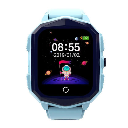 1.4 Inch 4G Gps Positioning Children Calling Watch With Sos Function - Blue - Mekamart Australia