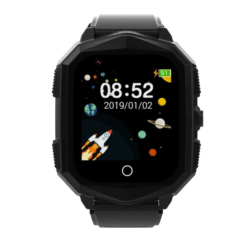 1.4 Inch 4G Gps Positioning Children Calling Watch With Sos Function - Blue - Mekamart Australia