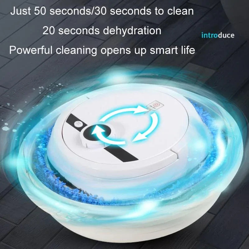Smart All-in-one Robotic Sweeper and Mop - Black - Mekamart Australia