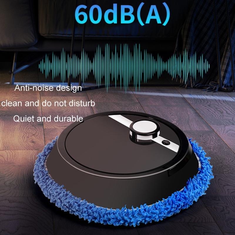 Smart All-in-one Robotic Sweeper and Mop - Black - Mekamart Australia