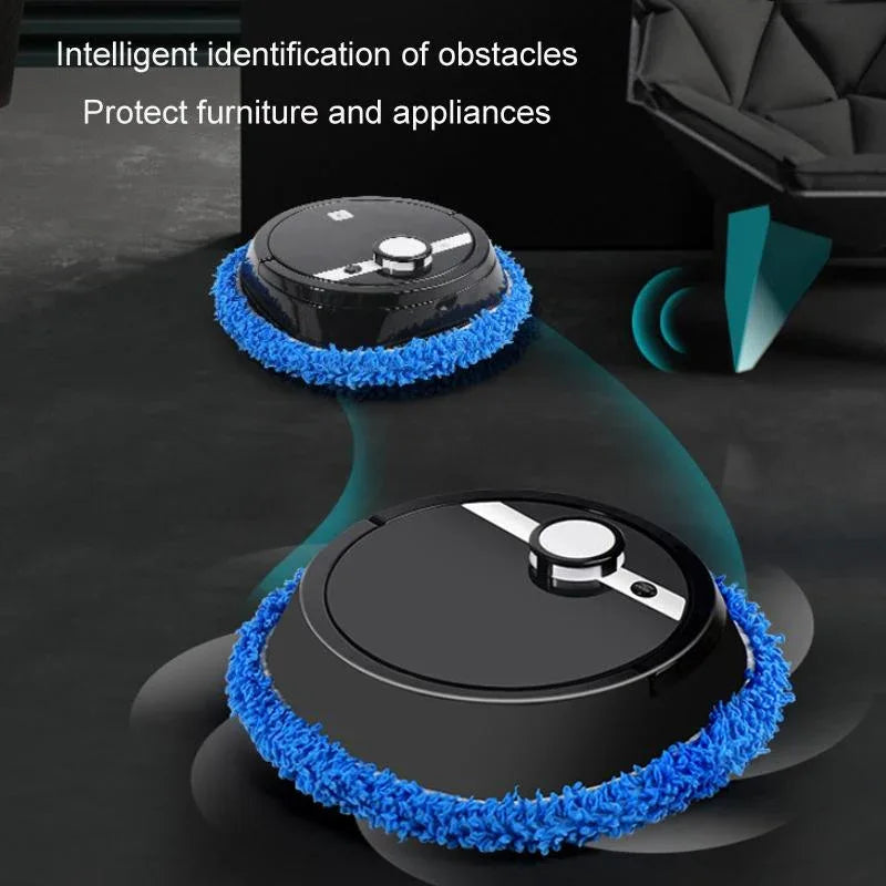 Smart All-in-one Robotic Sweeper and Mop - Black - Mekamart Australia