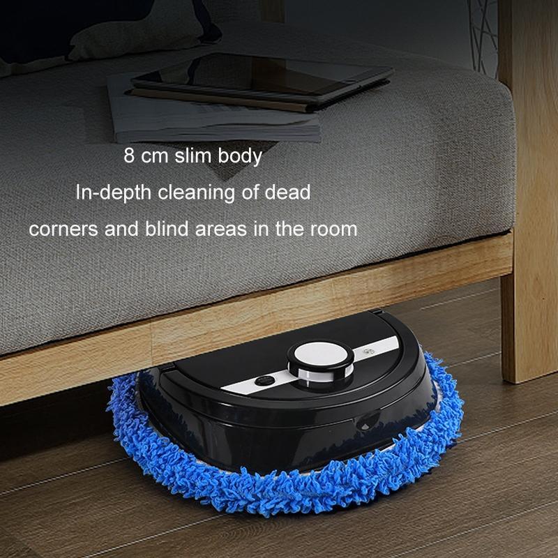 Smart All-in-one Robotic Sweeper and Mop - Black - Mekamart Australia