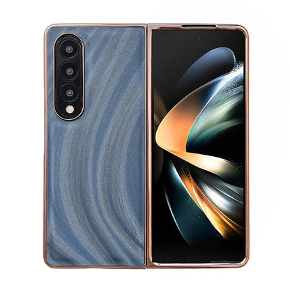 For Samsung Galaxy Z Fold4 5G Nano Electroplating Case - Green Grass - Mekamart Australia