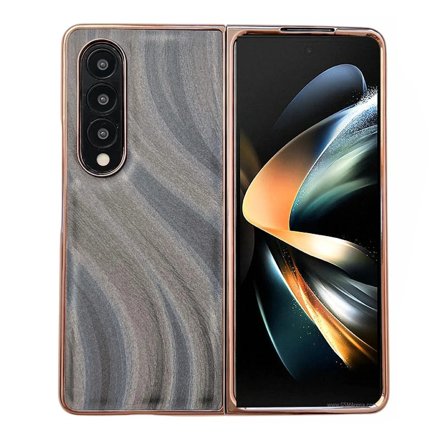 For Samsung Galaxy Z Fold4 5G Nano Electroplating Case - Green Grass - Mekamart Australia