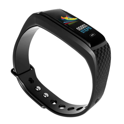 Smart Bracelet With Call Reminder Heart Rate & Sleep Monitoring - Ip67 Waterproof - Black - Mekamart Australia