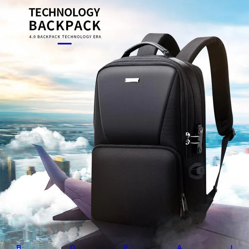 Anti-theft Waterproof Business Backpack for Travel - 30x15x44cm in Black - Mekamart Australia