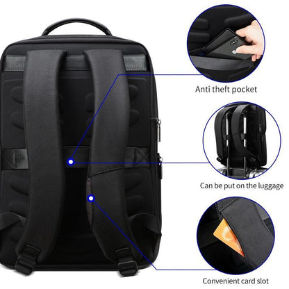 Anti-theft Waterproof Business Backpack for Travel - 30x15x44cm in Black - Mekamart Australia