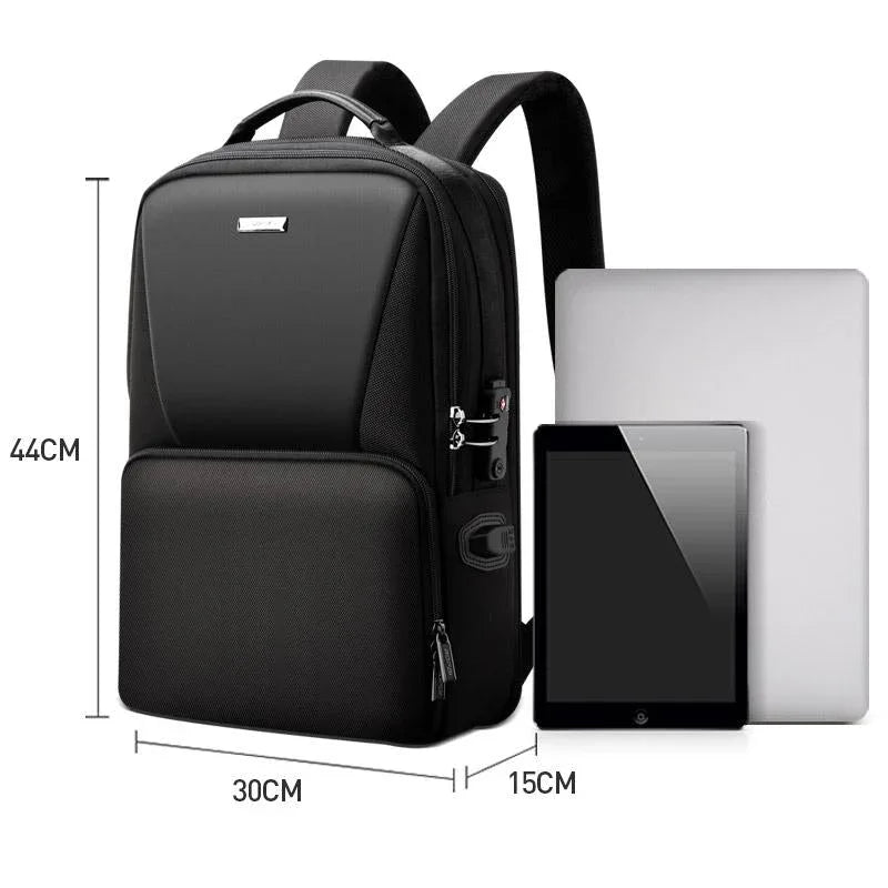 Anti-theft Waterproof Business Backpack for Travel - 30x15x44cm in Black - Mekamart Australia