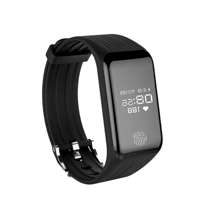 Waterproof Oled Fitness Tracker - Ip67 - Black - Mekamart Australia