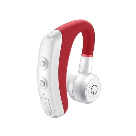 Wireless Bluetooth 5.0 Earphone with Mic for Car and Phone - Red