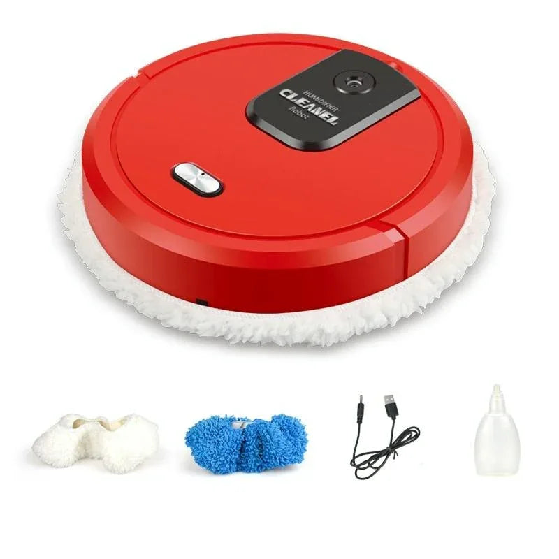 Smart Mopping Robot with Humidifier & Aroma Diffuser - Red - Mekamart Australia