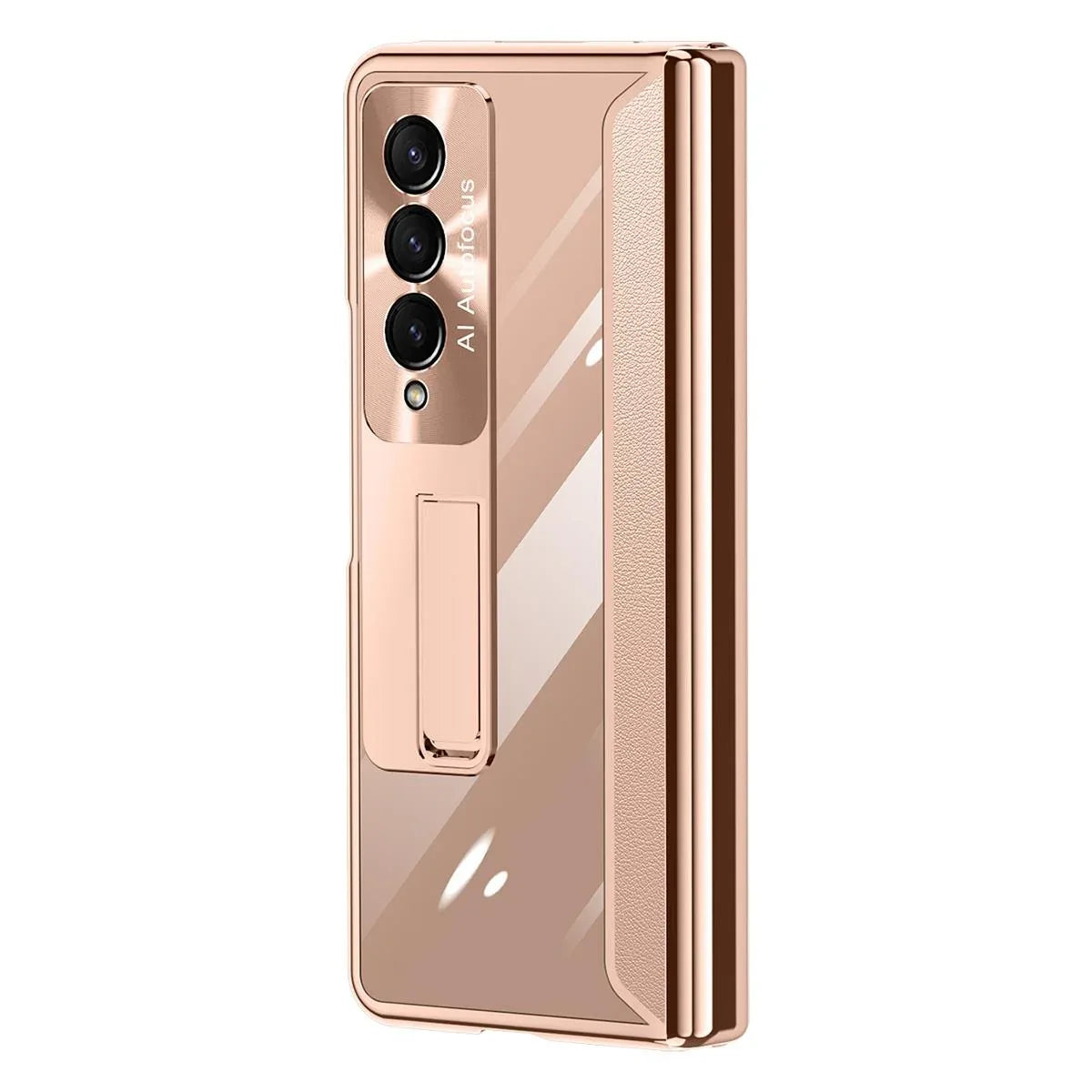 For Samsung Galaxy Z Fold4 5G Samsung Fold 4 Full Body Hinge Case - Electroplated - Green - Mekamart Australia