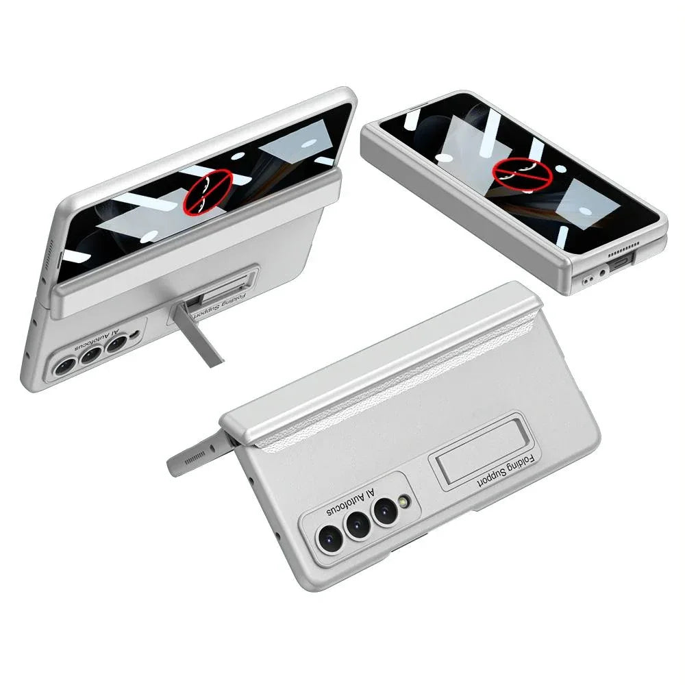 For Samsung Galaxy Z Fold4 5G Magnetic Fold Case - Full Coverage - Gold - Mekamart Australia