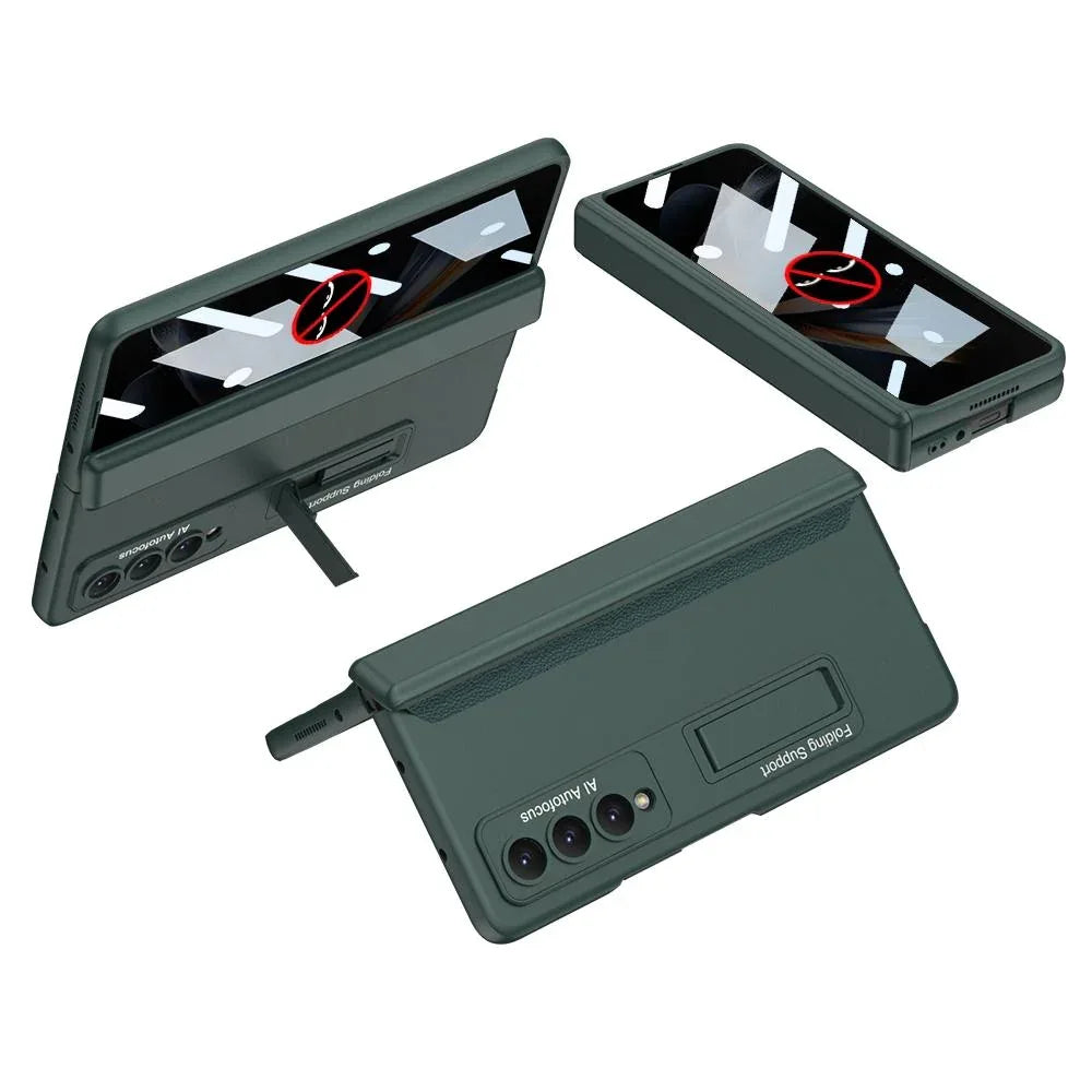 For Samsung Galaxy Z Fold4 5G Magnetic Fold Case - Full Coverage - Gold - Mekamart Australia