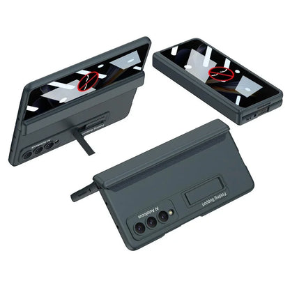 For Samsung Galaxy Z Fold4 5G Magnetic Fold Case - Full Coverage - Gold - Mekamart Australia