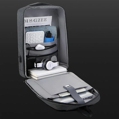 Large Capacity Anti-Theft Laptop Backpack With Usb Port - 16 Inch - Mekamart Australia