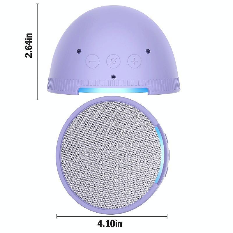 Protective Cover for Amazon Echo Pop Smart Speaker - Drop-proof and All-inclusive - White - Mekamart Australia