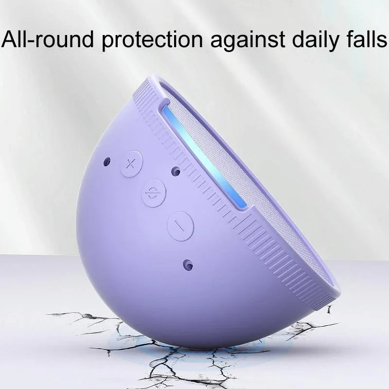 Protective Cover for Amazon Echo Pop Smart Speaker - Drop-proof and All-inclusive - White - Mekamart Australia