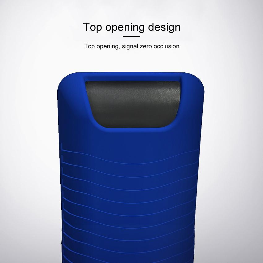 Silicone Non-slip Remote Control Cover for Samsung Smart Tv - Dark Blue