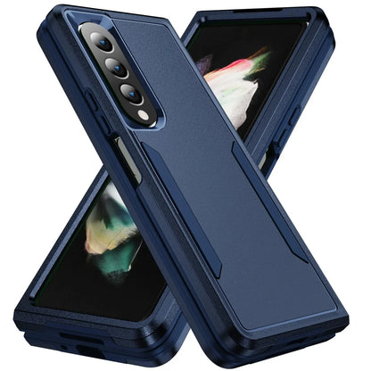For Samsung Galaxy Z Fold4 5G Shockproof Pc Tpu Case - Blue - Mekamart Australia