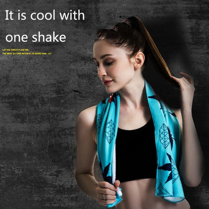Quick Drying Cooling Towel For Outdoor Sports 100 X 30Cm - Lightning