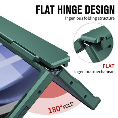 For Samsung Galaxy Z Fold4 5G Shockproof Diamond Case With Hinge And Pen - Green - Mekamart Australia
