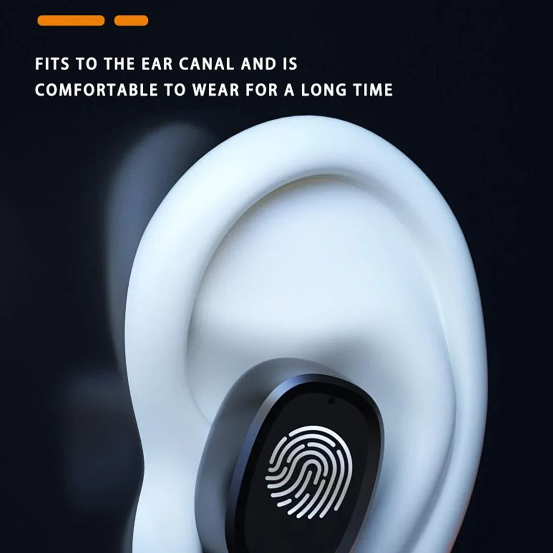 Wireless Bluetooth 5.0 Earbuds with Touch Display & Charging Case - Red - Mekamart Australia