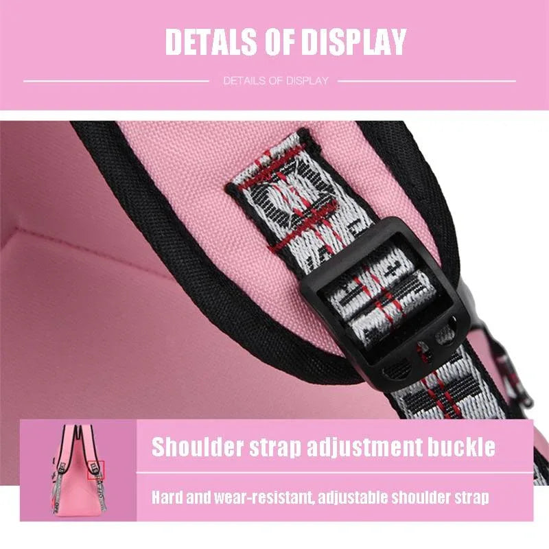 Anti-theft Usb Backpack for Sports and Leisure - Pink - Mekamart Australia