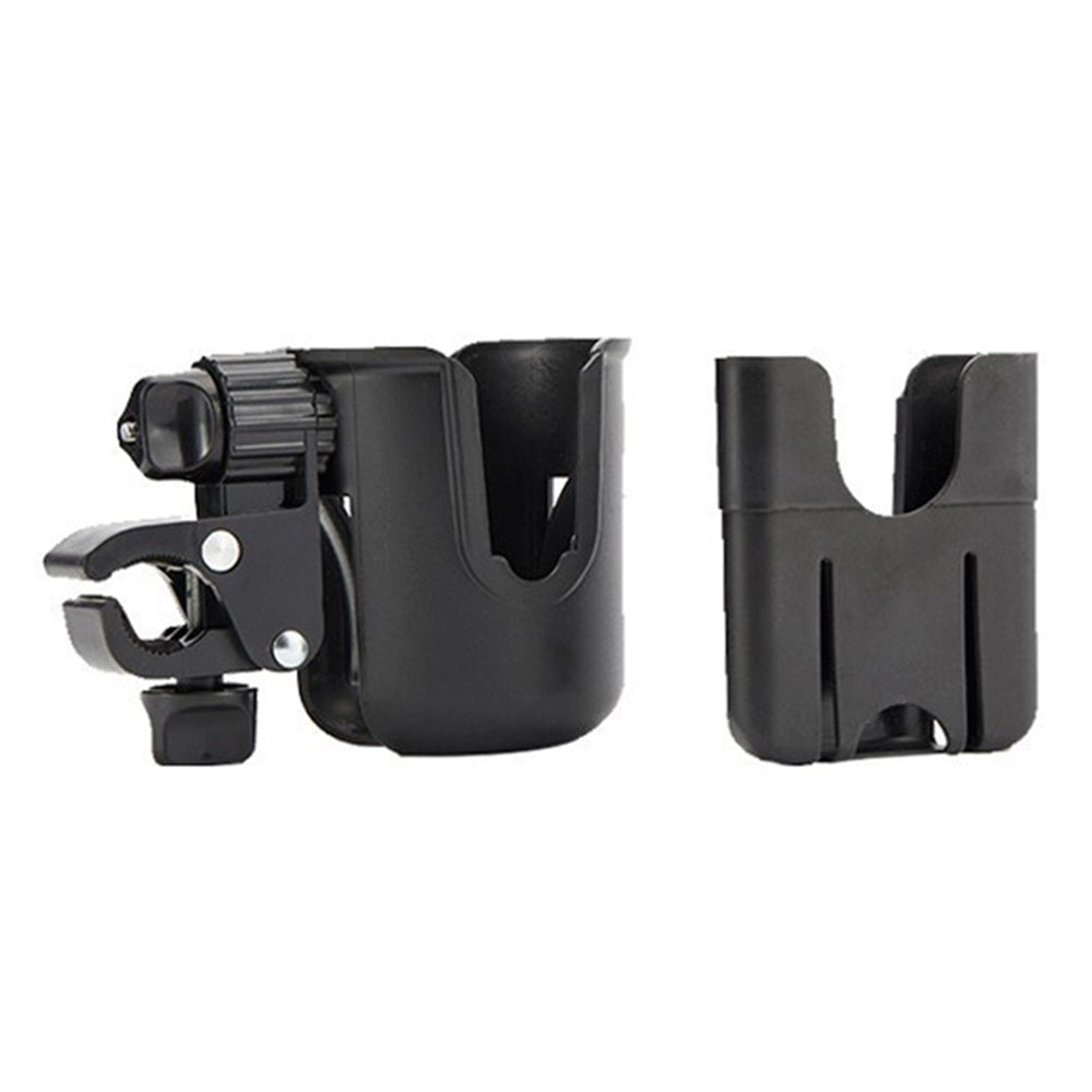 Vibe Geeks Convenient 2-in-1 Stroller Cup and Phone Holder for On-the-go Parenting - Grey