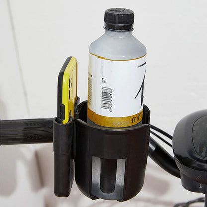 Vibe Geeks Convenient 2-in-1 Stroller Cup and Phone Holder for On-the-go Parenting - Yellow