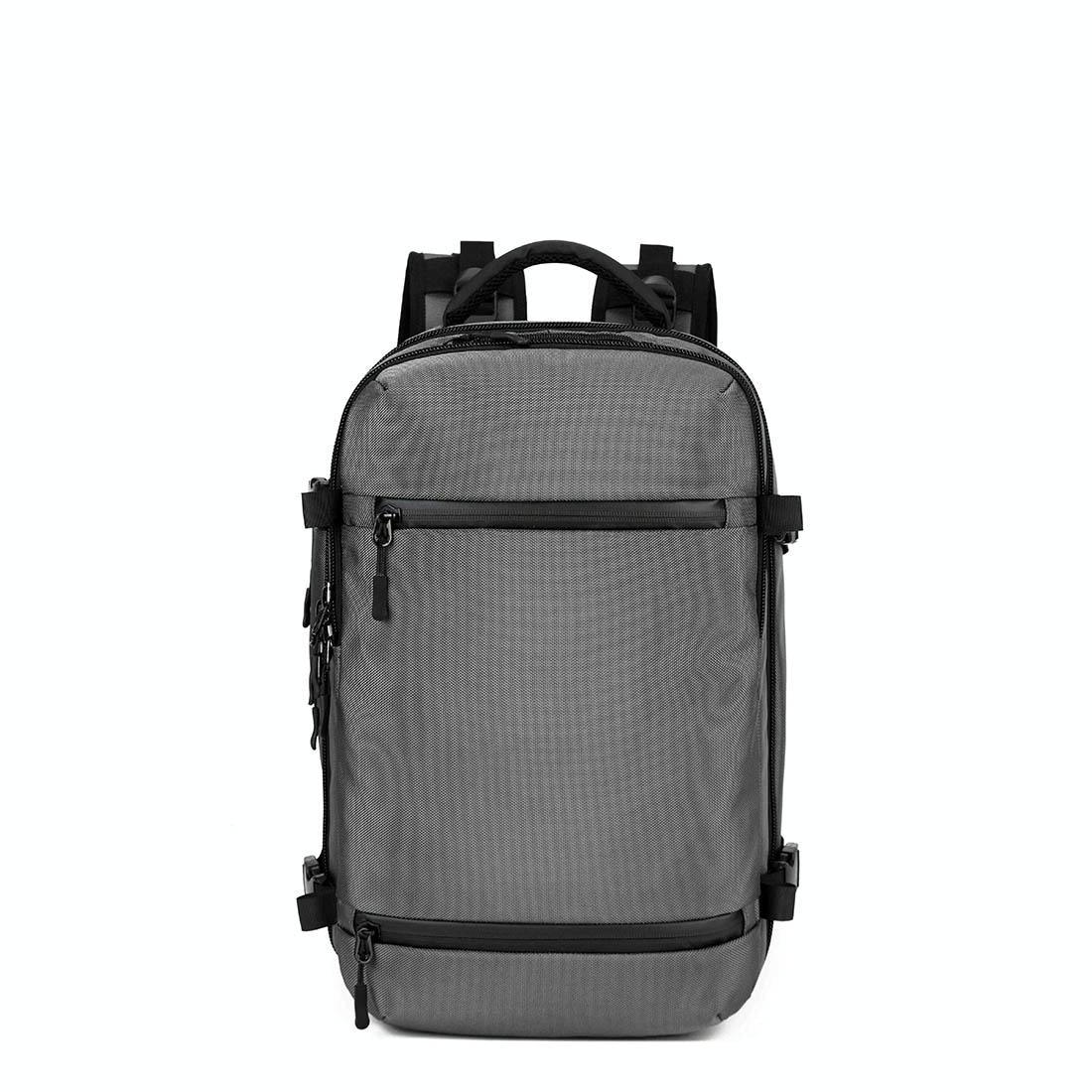 17 Inch Waterproof Usb Shoulder Backpack for Travel - Light Grey - Mekamart Australia