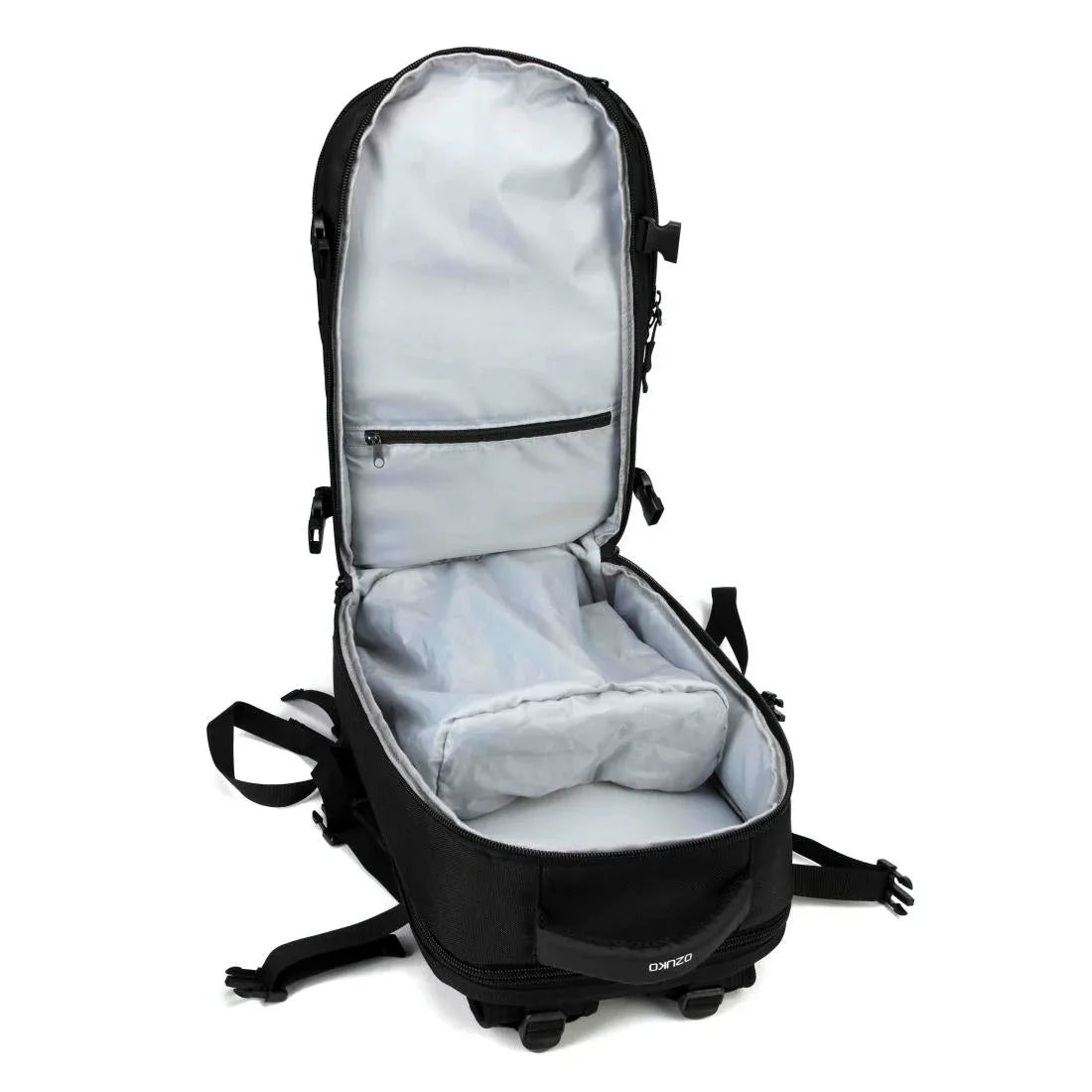 17 Inch Waterproof Usb Shoulder Backpack for Travel - Light Grey - Mekamart Australia