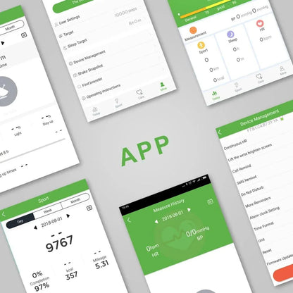 Smart Bracelet With Call Reminder Heart Rate & Sleep Monitoring - Ip67 Waterproof - Purple - Mekamart Australia