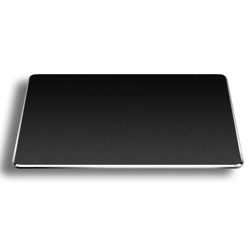 Double Sided Non Slip Aluminum Mouse Pad L Size - Silver - Mekamart Australia