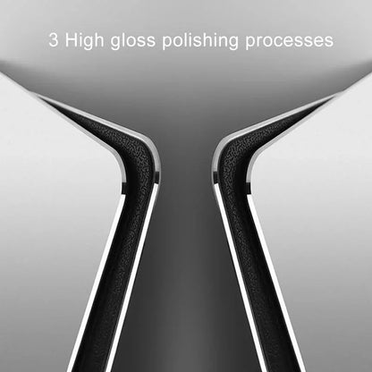 Double Sided Non Slip Aluminum Mouse Pad L Size - Silver - Mekamart Australia