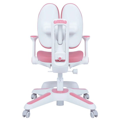 2x Ergonomic Children Kids Study Chairs Height Adjustable - Pink