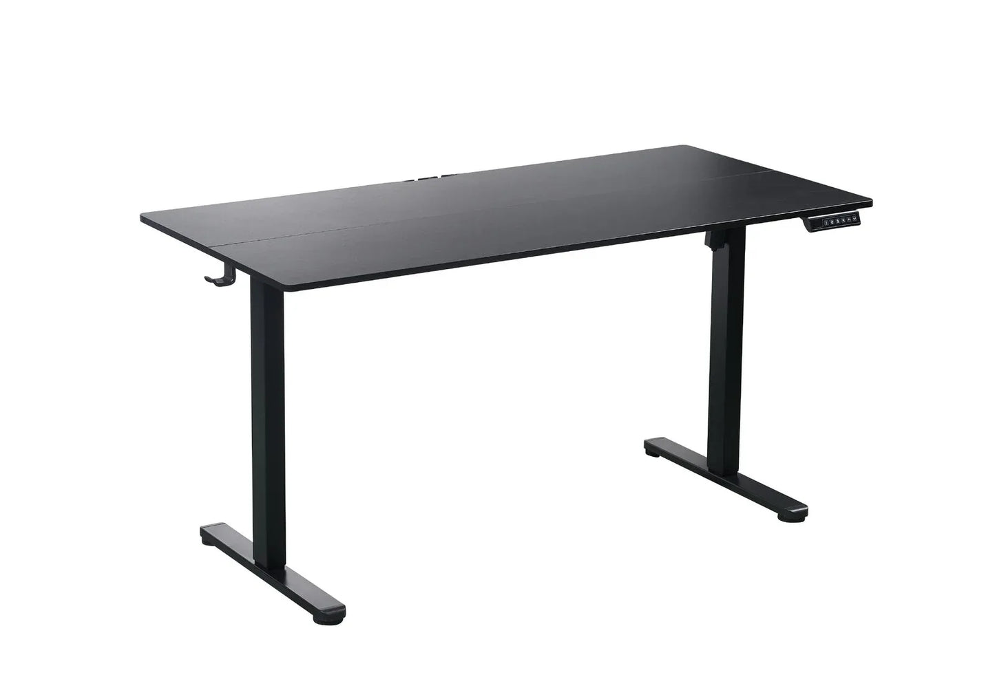 140 x 70cm Electric Standing Desk Height Adjustable Motorised Electric Sit Stand in Black - Mekamart Australia