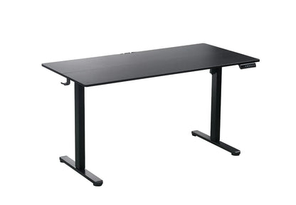 140 x 70cm Electric Standing Desk Height Adjustable Motorised Electric Sit Stand in Black - Mekamart Australia