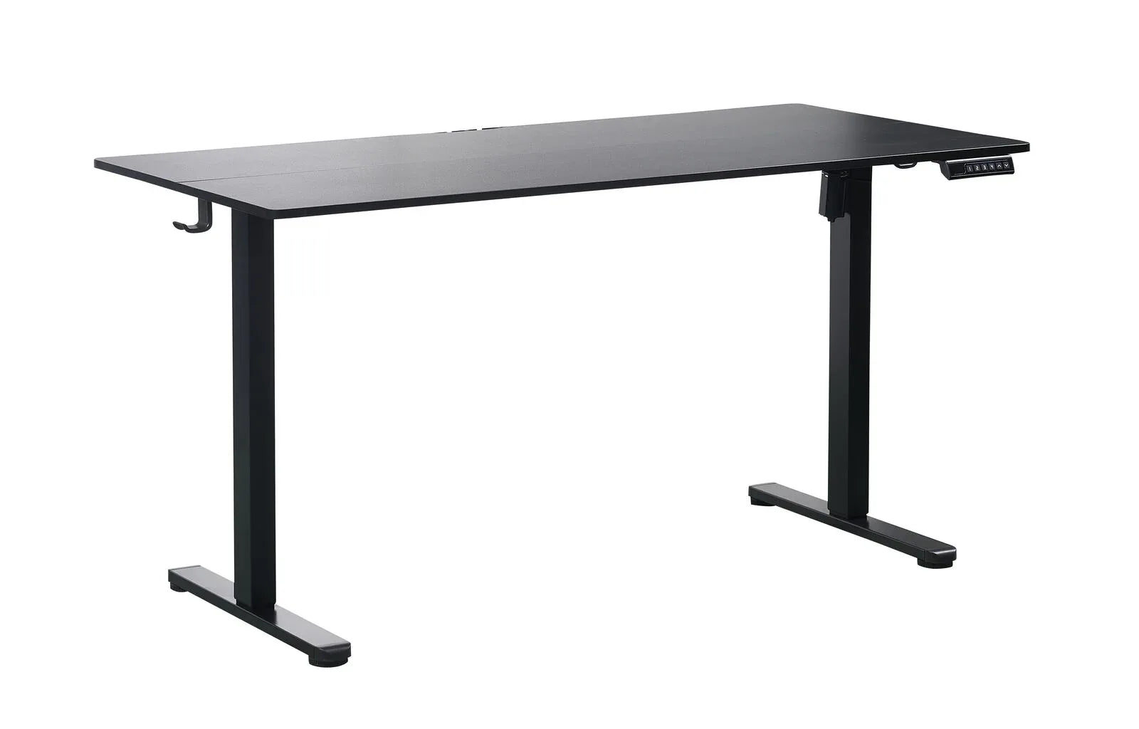 140 x 70cm Electric Standing Desk Height Adjustable Motorised Electric Sit Stand in Black - Mekamart Australia