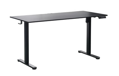 140 x 70cm Electric Standing Desk Height Adjustable Motorised Electric Sit Stand in Black - Mekamart Australia