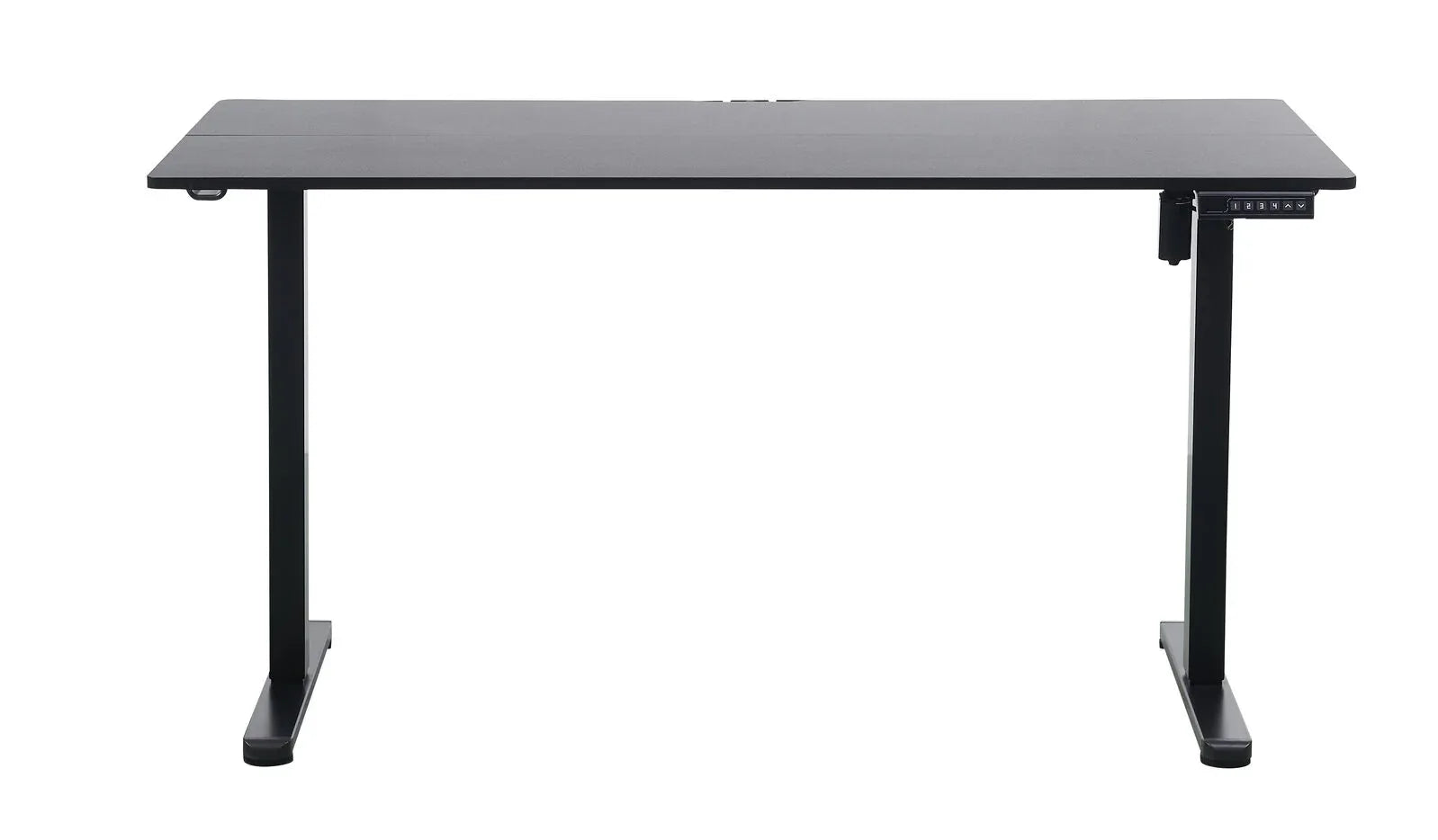 140 x 70cm Electric Standing Desk Height Adjustable Motorised Electric Sit Stand in Black - Mekamart Australia