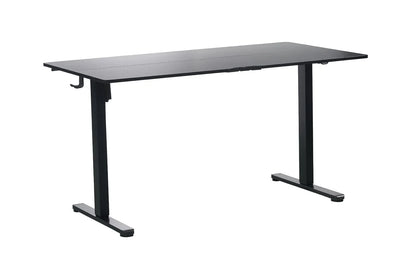 140 x 70cm Electric Standing Desk Height Adjustable Motorised Electric Sit Stand in Black - Mekamart Australia