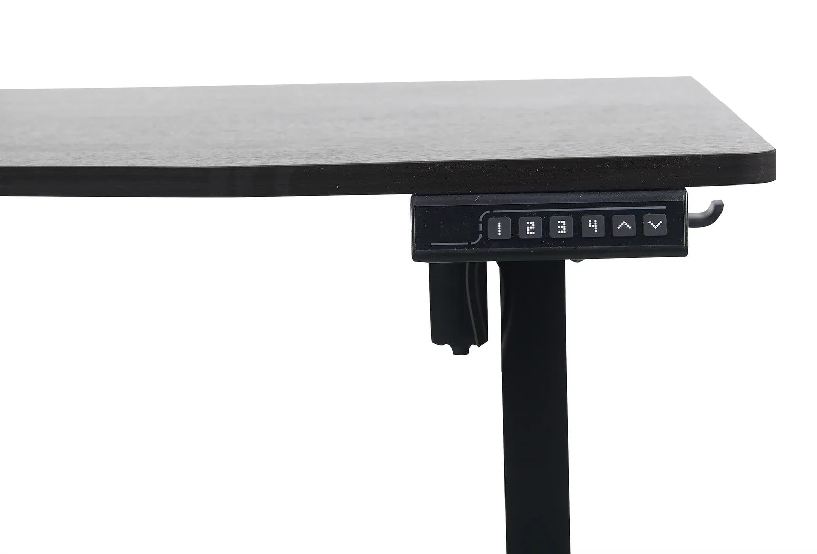 140 x 70cm Electric Standing Desk Height Adjustable Motorised Electric Sit Stand in Black - Mekamart Australia